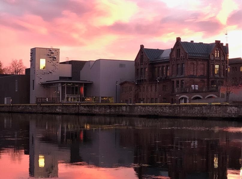 Nyt panoramautsikt fra  Telemarkskanalen